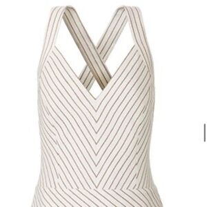 Olivia Palermo Striped 2000s Business Tank Top